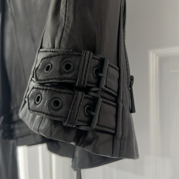Michael Kors Leather Moto Jacket - Picture 10 of 10